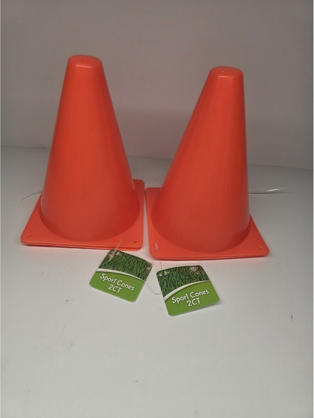 7" Tall ORANGE CONES Sports Training Safety Cone Qty 4